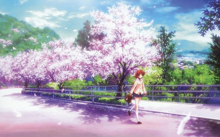 Clannad, Furukawa Nagisa, Anime, Anime Girls, Nagisa Furukawa, HD-Hintergrundbild
