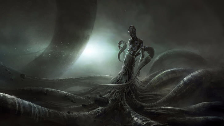Dark, Creature, H.P.Lovecraft, Sfondo HD