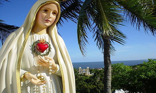 Religious, Mary, Jesus, Mary (Mother of Jesus), Nossa Senhora De Fatima, HD wallpaper HD wallpaper