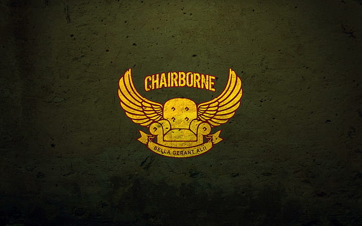 Chaiborne, logo della sedia, citazioni, 2560x1600, esercito, sedia, Sfondo HD