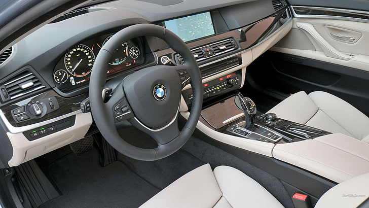 black Renault car steering wheel, BMW Active, Hybrid, car, car interior, HD wallpaper