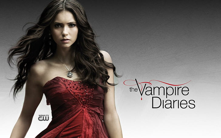 The Vampire Diaries Nina Dobrev, vampiro, diários, nina, dobrev, HD papel de parede