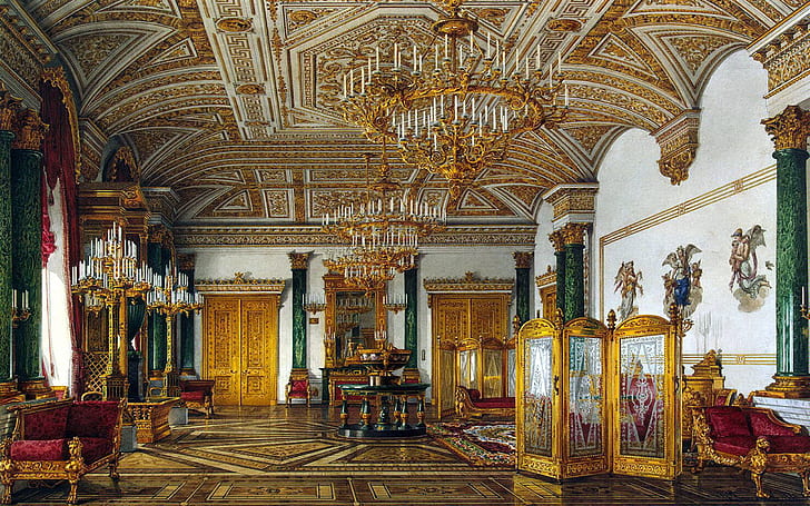 Der Winterpalast (Palatul De Iarna, Kreml), HD-Hintergrundbild