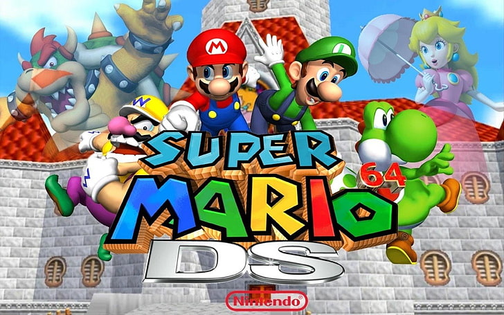 Mario, Super Mario 64 DS, Wallpaper HD