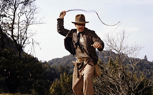 Harrison Ford como Indiana Jones, Fondo de pantalla HD HD wallpaper