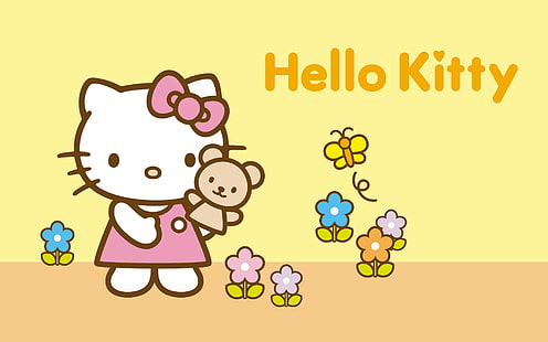 здравей коте 1920x1200 аниме Hello Kitty HD Art, Hello Kitty, HD тапет HD wallpaper