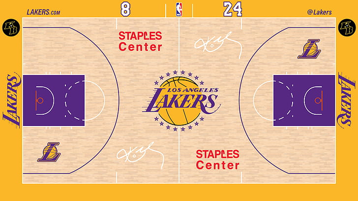 Kobe Bryant, NBA, Los Angeles Lakers, Fondo de pantalla HD