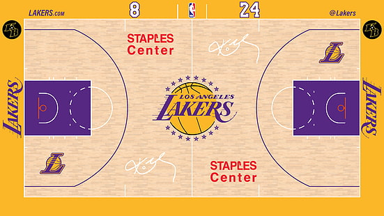 Коби Брайант, НБА, Лос-Анджелес Лейкерс, HD обои HD wallpaper