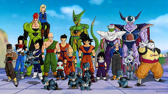 DragonBall Z HD, Dragonball Z-Zellsaga, Dbz, Dragonball Z, Gohan, Goku, Vegeta, z, HD-Hintergrundbild HD wallpaper
