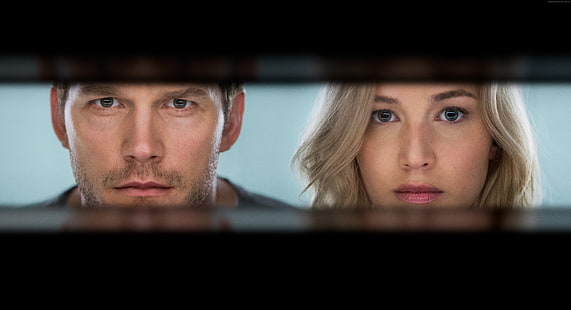beste Filme, Jennifer Lawrence, Passagiere, Chris Pratt, HD-Hintergrundbild HD wallpaper