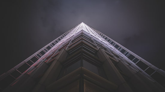 Skyskrapa, byggnad, 4K, arkitektur, HD tapet HD wallpaper