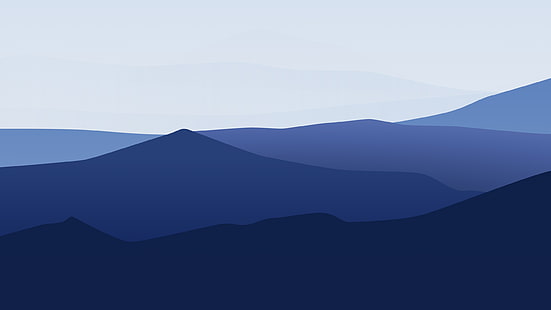ภูมิทัศน์ภูเขาน้อยที่สุดภูเขาภูมิทัศน์น้อยที่สุด, วอลล์เปเปอร์ HD HD wallpaper