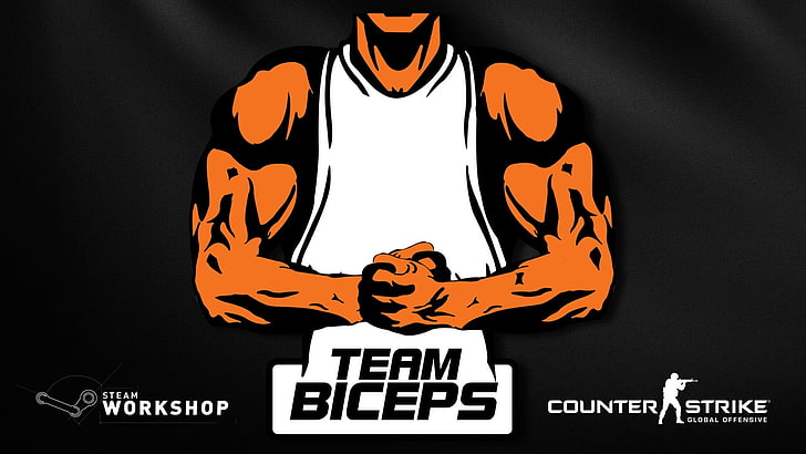 Team Biceps 로고, Counter-Strike : 글로벌 공격, pashabiceps, Virtus Pro, Team Biceps, HD 배경 화면