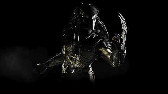 วอลล์เปเปอร์ดิจิตอล Predator, Predator, Mortal Kombat X, MKX, วอลล์เปเปอร์ HD HD wallpaper