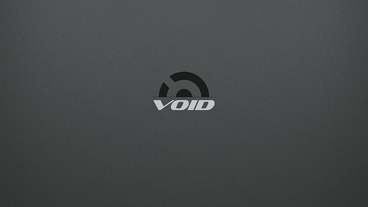 void linux, Linux, système d'exploitation, minimalisme, Fond d'écran HD