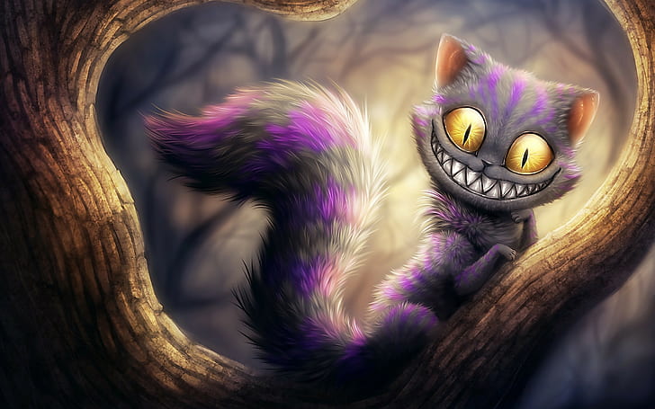 Cheshire Cat, HD wallpaper