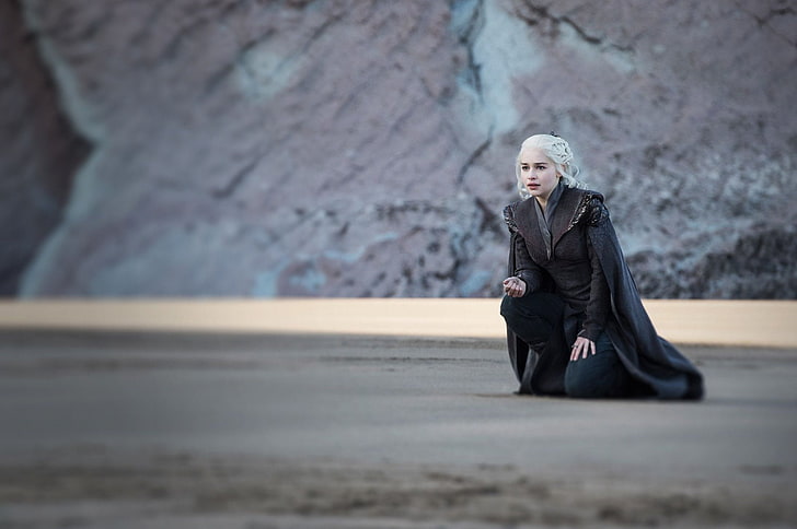 Fernsehserie, Game Of Thrones, Daenerys Targaryen, Dragonstone (Spiel der Throne), Emilia Clarke, HD-Hintergrundbild