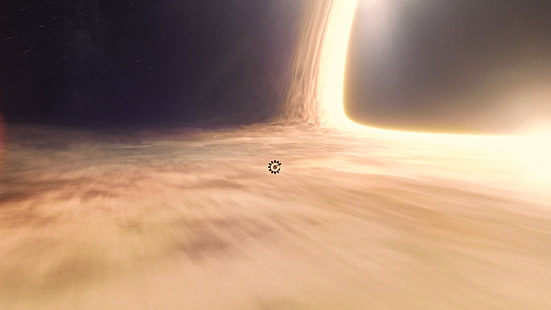 black holes, Gargantua, Interstellar (movie), HD wallpaper HD wallpaper