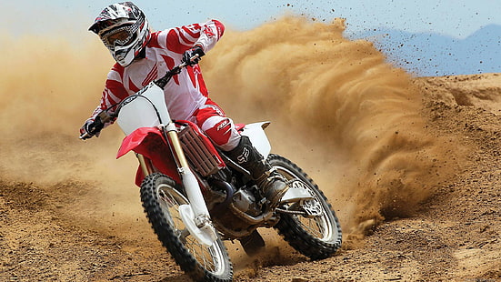 Motocross, Honda, Honda Cr, Motorrad, Schmutz, Rennen, Sport, Sport, HD-Hintergrundbild HD wallpaper
