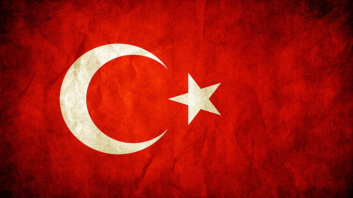 flag, Turkey, HD wallpaper
