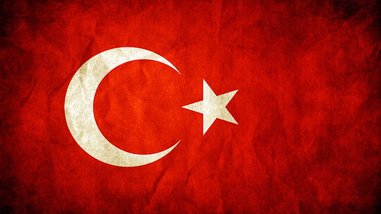 Flagge, die Türkei, HD-Hintergrundbild HD wallpaper