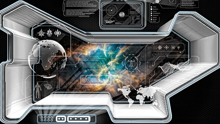 Technomancer, futuristisch, Tech, abstrakt, Science-Fiction, HD-Hintergrundbild