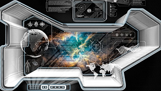Technomancer, futurista, tecnológico, abstracto, ciencia ficción, Fondo de pantalla HD HD wallpaper