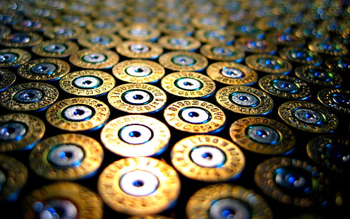 ammunition, ammunition, kula, vapen, militär, vapen, HD tapet HD wallpaper