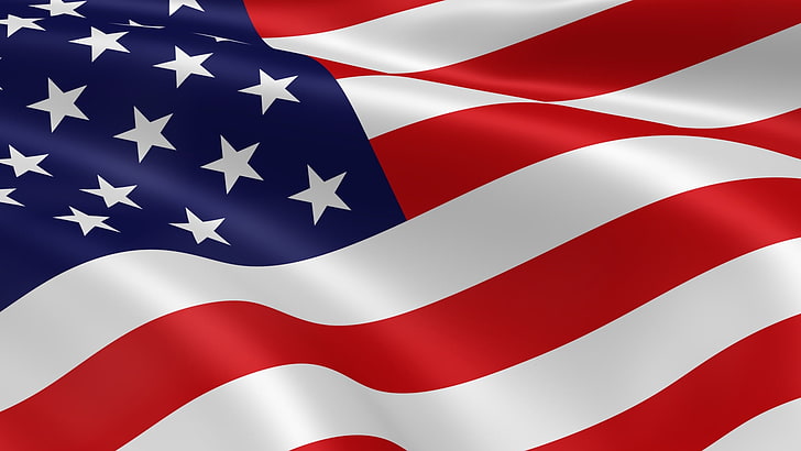 latar belakang desktop bendera amerika, Wallpaper HD