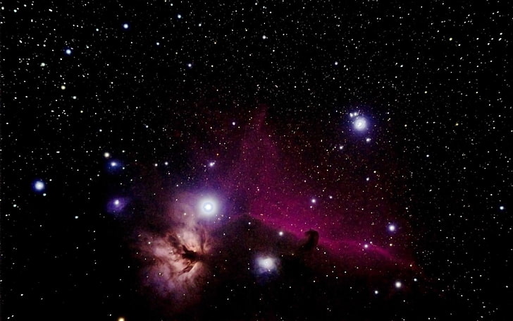 Horsehead Region-Universe HD Wallpapers, purple and black galaxy wallpaper, HD wallpaper