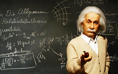 Albert Einstein Guru, pria, terkenal, ilmuwan, Einstein, Wallpaper HD HD wallpaper