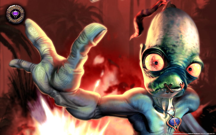 Oddworld: Abe's Oddysee, aliens, video games, Oddworld, HD wallpaper