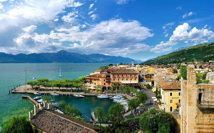사진, 이탈리아, 가르다 호수, HD 배경 화면