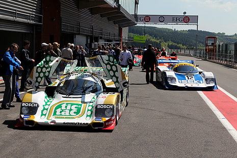 1990, 4000x2667, 962c, кутия, кола, Германия, Le Mans, Porsche, състезание, състезания, суперавтомобил, HD тапет HD wallpaper
