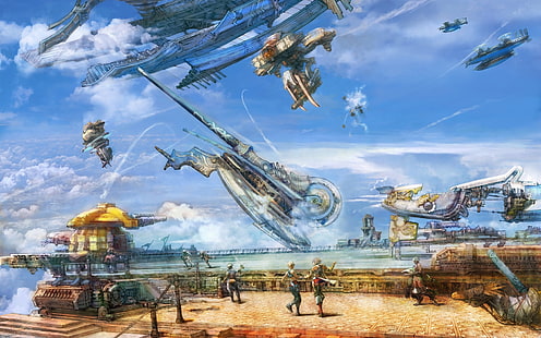 final fantasy final fantasy xii kendaraan airship vaan Video Game Final Fantasy HD Art, Final Fantasy, kendaraan, Final Fantasy XII, airship, vaan, Wallpaper HD HD wallpaper