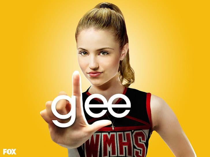 Dianna Agron dans Glee, dianna, agron, glee, Fond d'écran HD