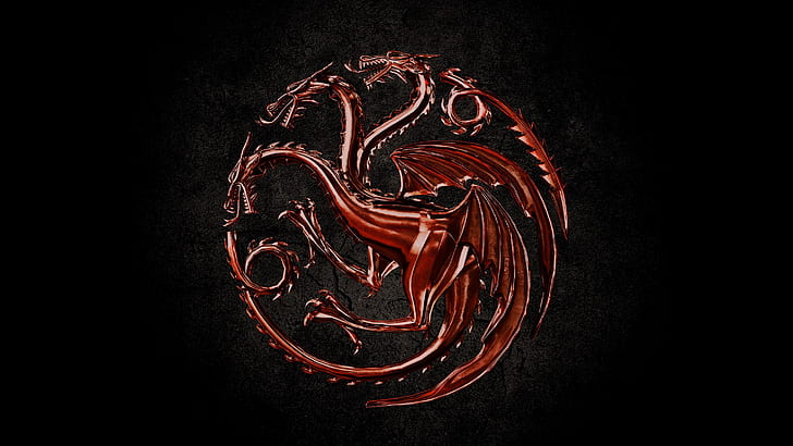 TV-show, Dragon's House, House Targaryen, Sigil, HD tapet