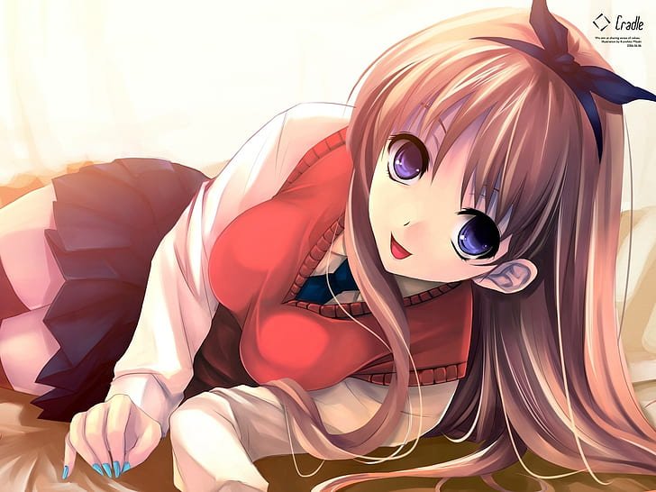 Anime, Schuluniform, Anime Girls, originelle Charaktere, HD-Hintergrundbild
