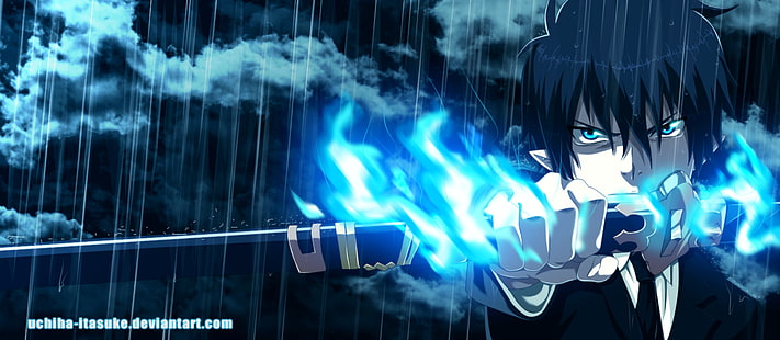 Anime, esorcista blu, Rin Okumura, Sfondo HD HD wallpaper
