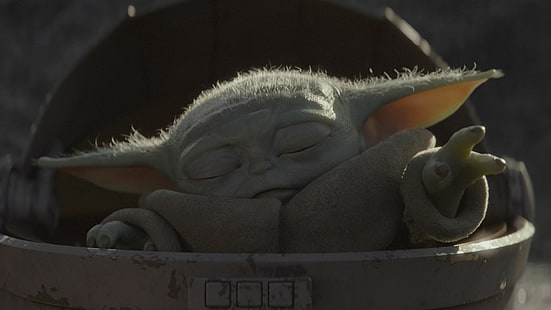 Mandalorianen, Baby Yoda, HD tapet HD wallpaper