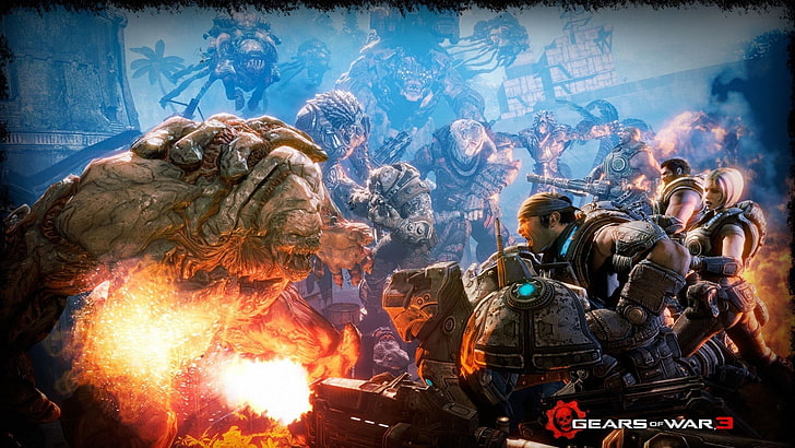 Gears of War, videogames, Gears of War 3, HD papel de parede