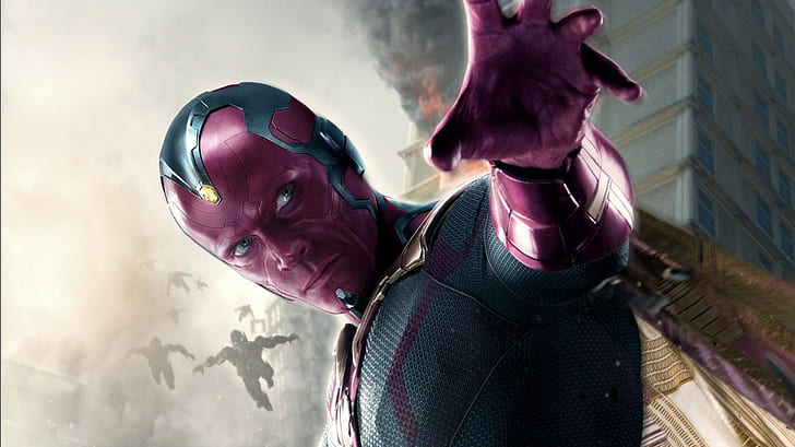 Marvel Comics, Avengers: Age of Ultron, Vision, Paul Bettany, Tapety HD