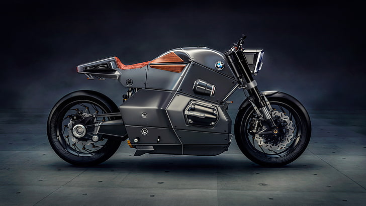 BMW, hermoso, motocicleta, belleza, fuerte, moto, futurista, tecnología, diseño audaz, Bmw Urban Racer, Fondo de pantalla HD