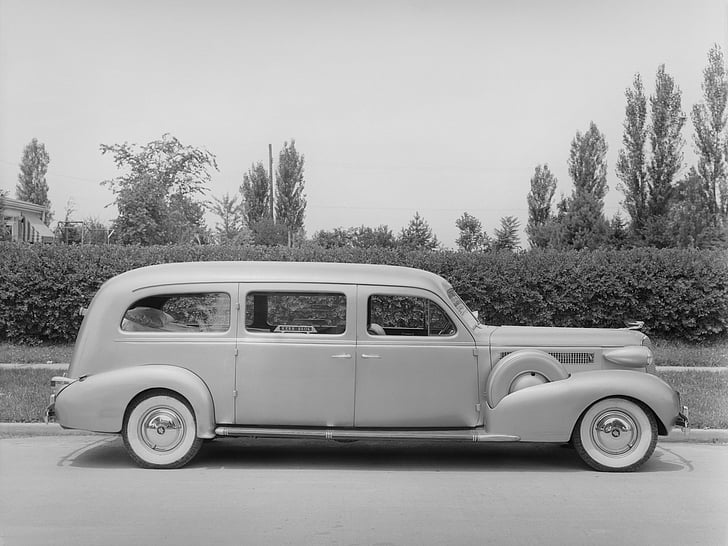 1937, 구급차, 캐딜락, 조합, 듣다, 유성, 복고풍, 시리즈 60, stationwagon, v 8, HD 배경 화면