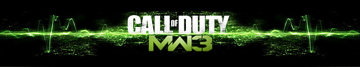 Call of Duty MW3 digital bakgrundsbild, Call of Duty: Modern Warfare 3, videospel, trippel skärm, flera skärmar, HD tapet