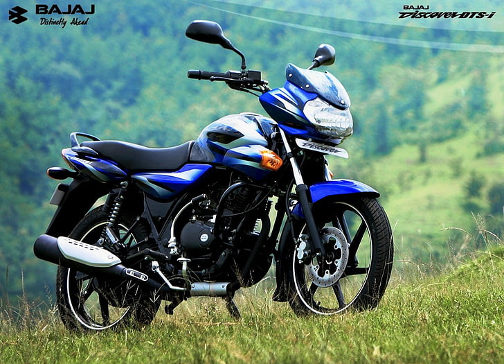 Bajaj Discover, blau und schwarz Bajaj Standard Motorrad, Motorräder, Andere, Bajaj, HD-Hintergrundbild