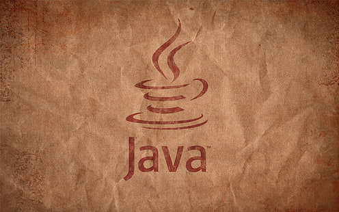 Java постер, логотип, программирование, Java, чашка кофе, HD обои HD wallpaper