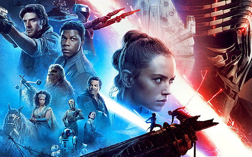 Star Wars, affisch, The Rise of Skywalker, avsnitt IX, HD tapet HD wallpaper
