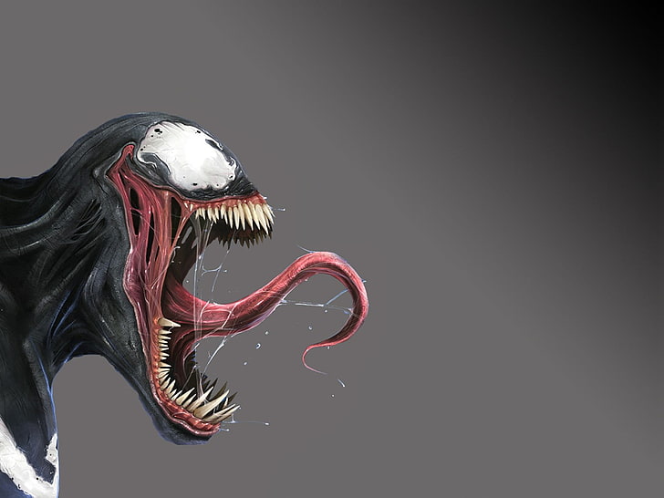 Marvel Venom illustration, Spider-Man, Marvel Comics, Venom, Fond d'écran HD