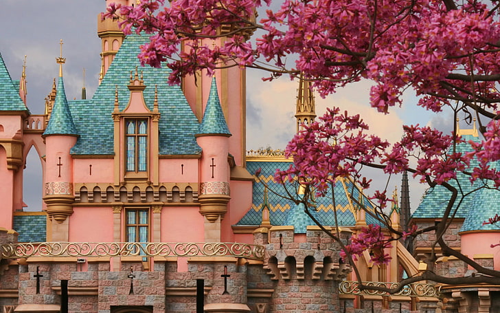 Schönheit, Schloss, Disneyland, schlafend, HD-Hintergrundbild